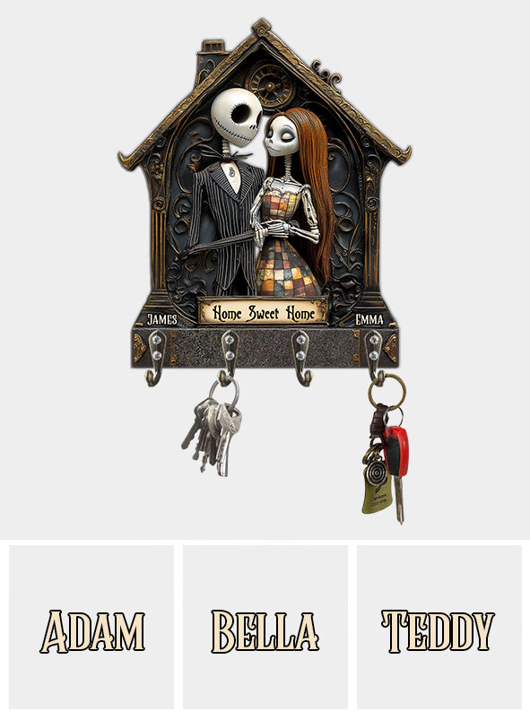 Home Sweet Home - Personalized Nightmare Custom Shaped Key Rack