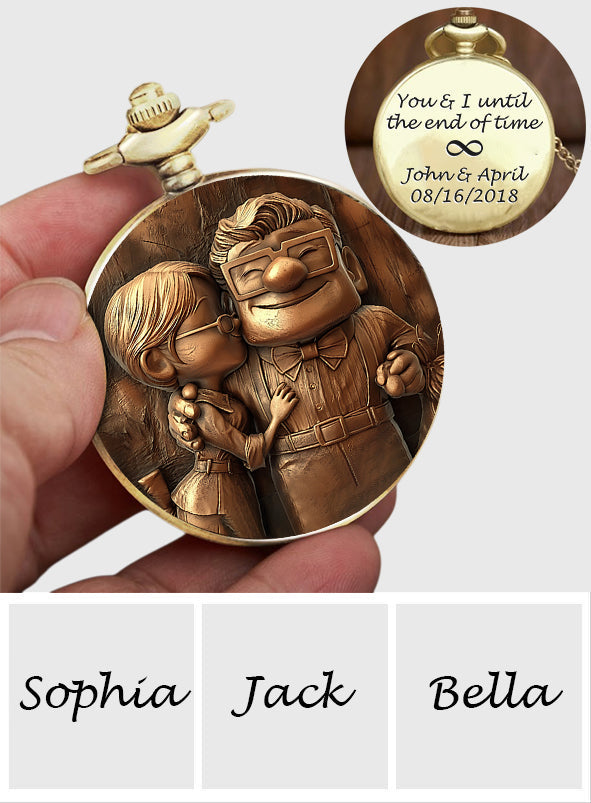 Until The End Of Time - Personalized Mouse Pocket Watch