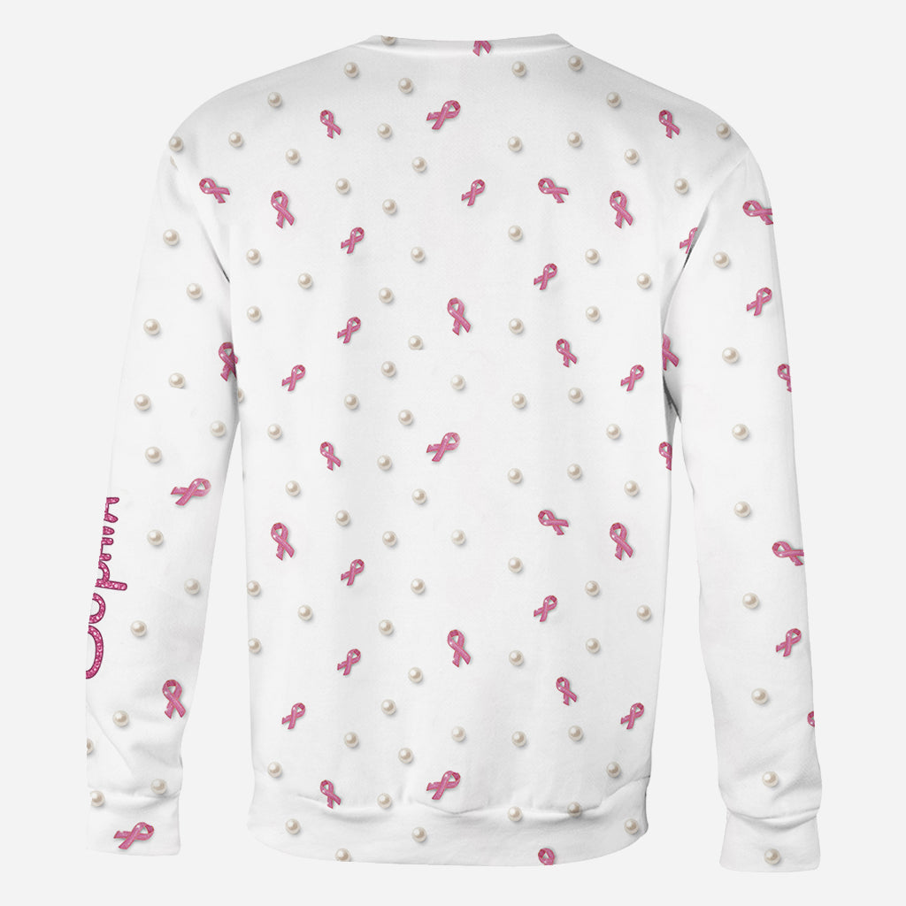 Cartoon Mouse Breast Cancer Awareness Month - Personalized Breast Cancer Awareness All Over Shirt