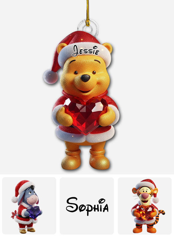 Merry Christmas - Personalized Mouse Ornament