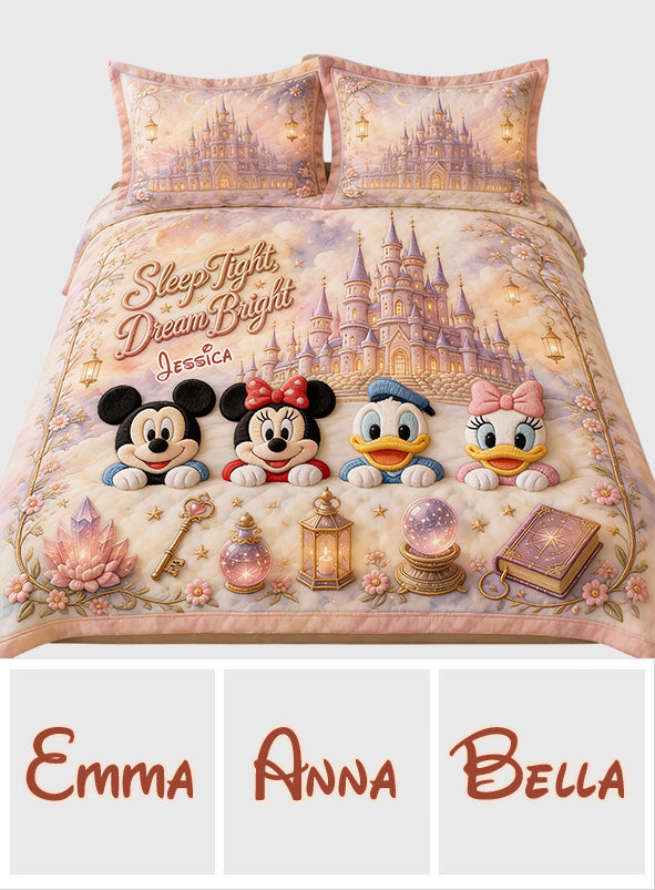 Magical Mouse - Personalized Dream Trip Quilt Set