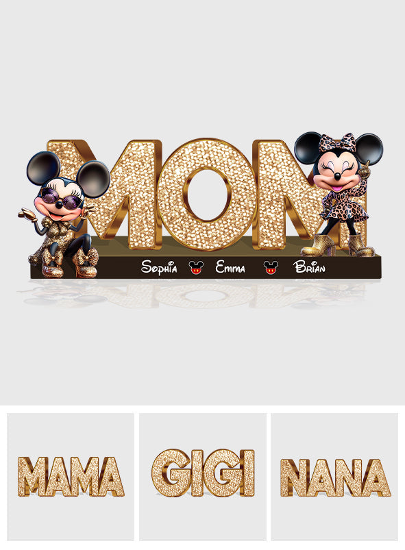 Magical Mom - Personalized Mouse Custom Shaped Acrylic Plaque