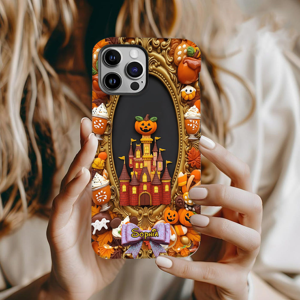 Autumn Castle - Personalized Mouse Full Print Phone Case