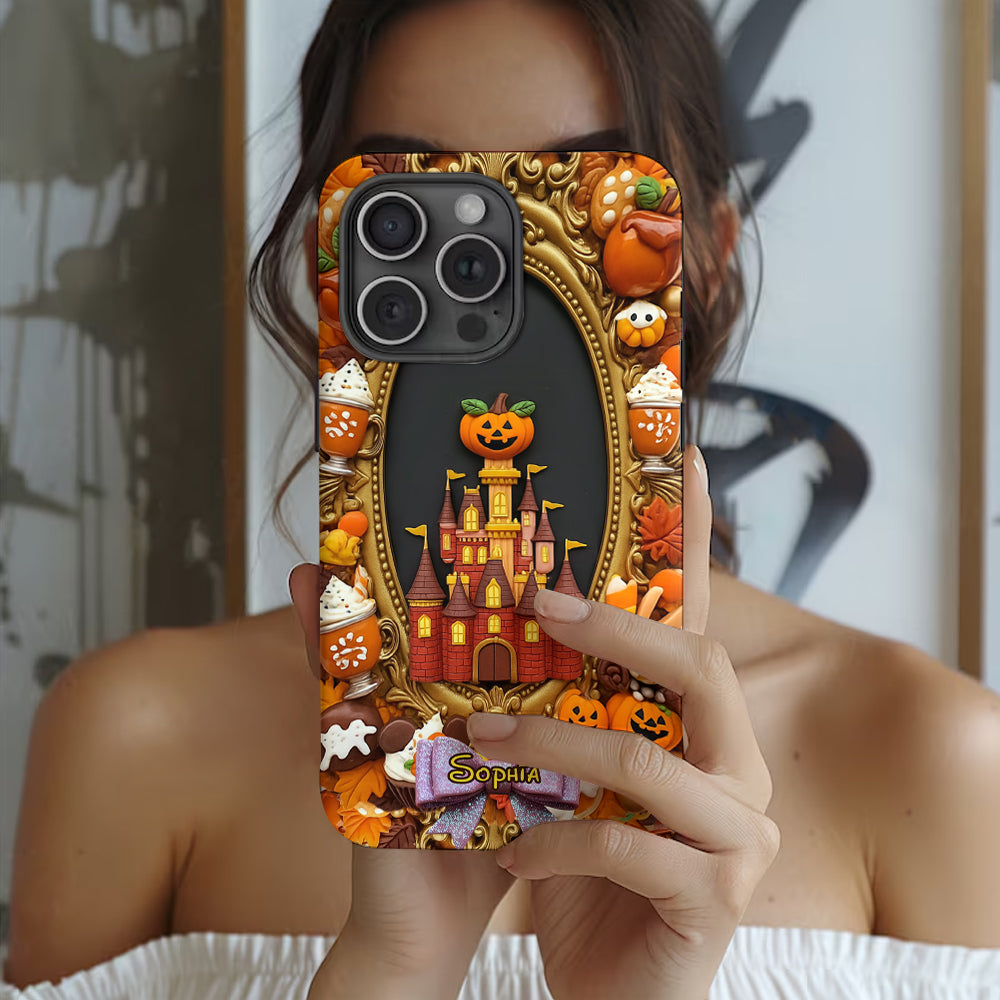 Autumn Castle - Personalized Mouse Full Print Phone Case