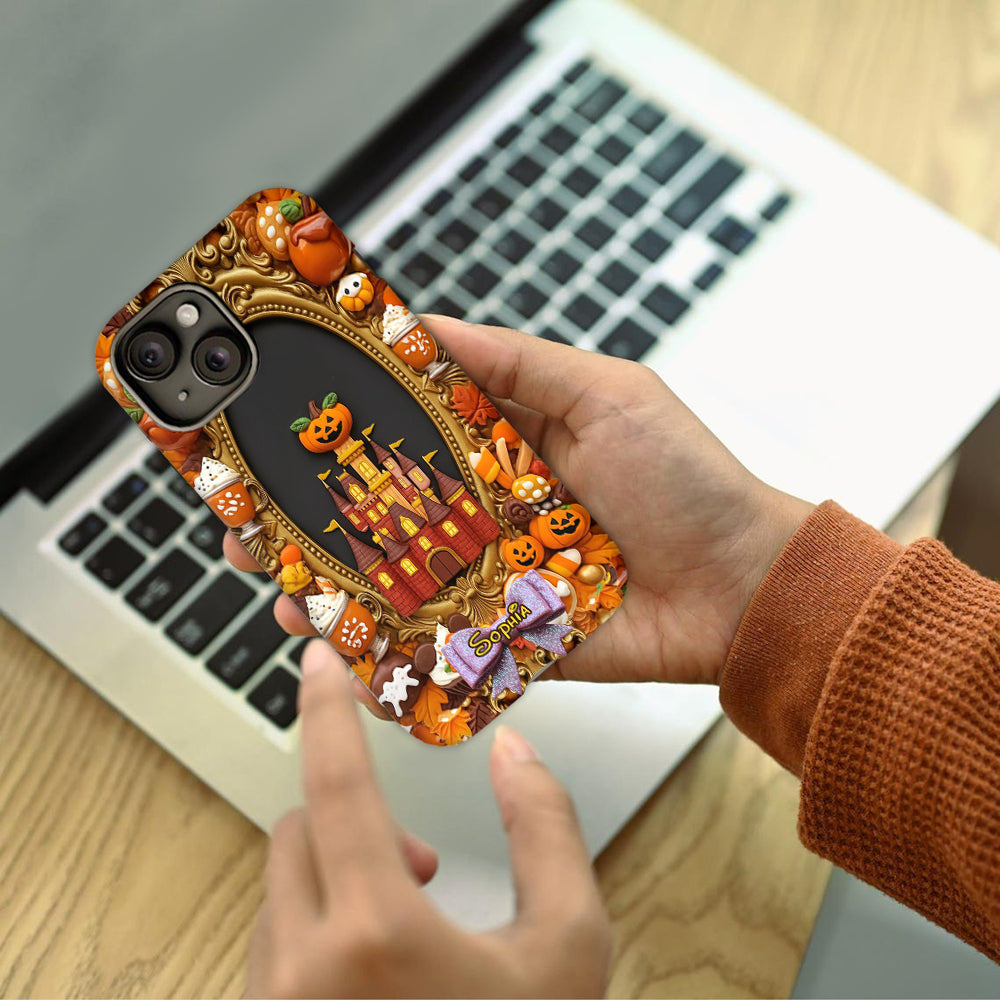Autumn Castle - Personalized Mouse Full Print Phone Case