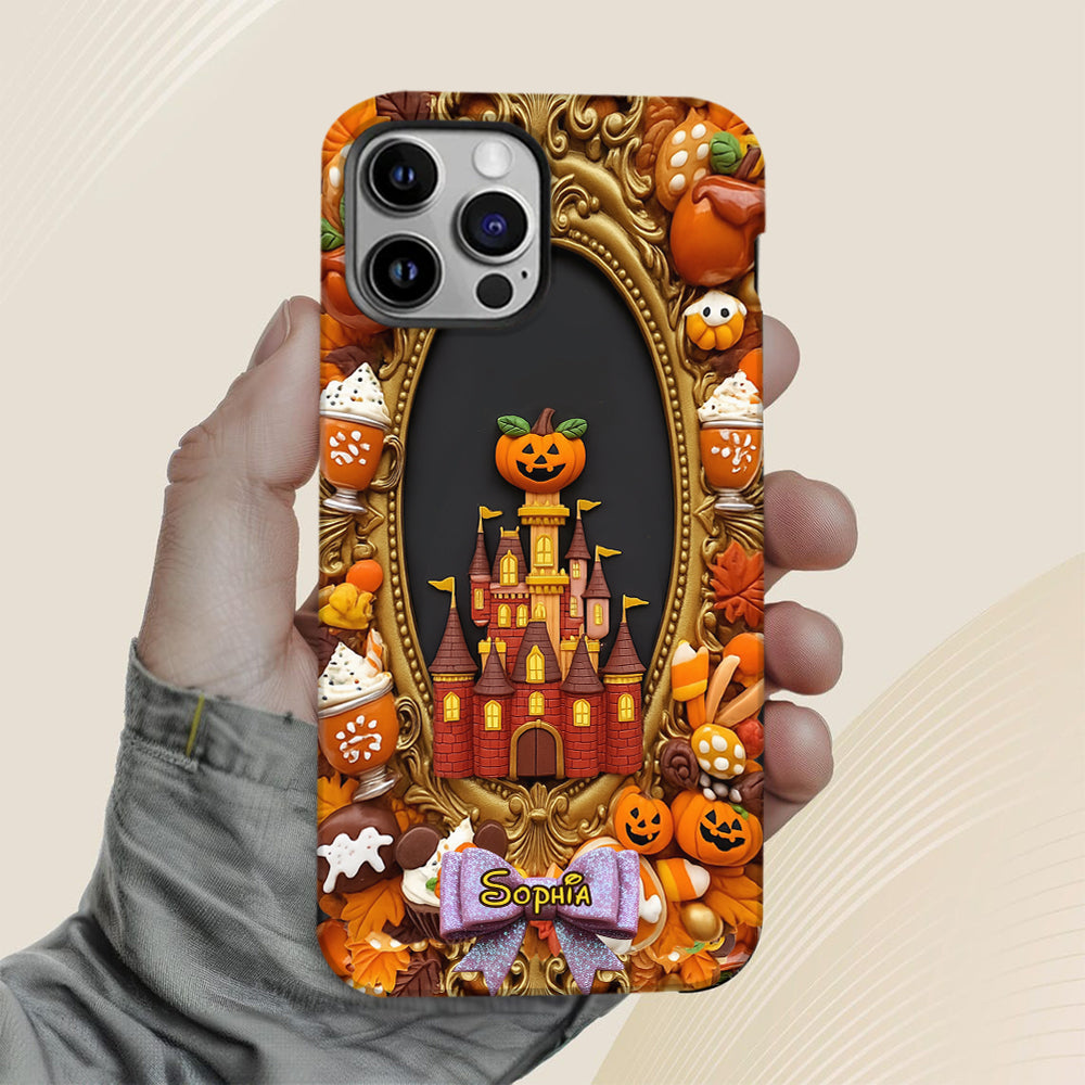 Autumn Castle - Personalized Mouse Full Print Phone Case