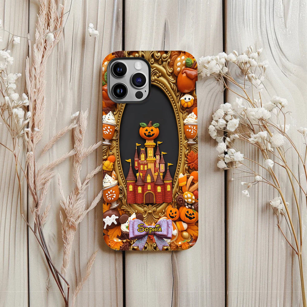Autumn Castle - Personalized Mouse Full Print Phone Case