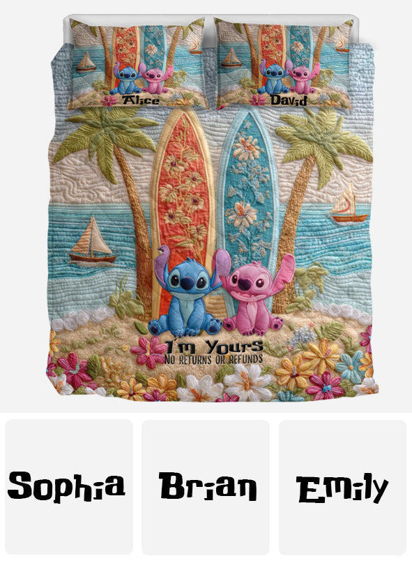 I'm Yours - Personalized Ohana Quilt Set