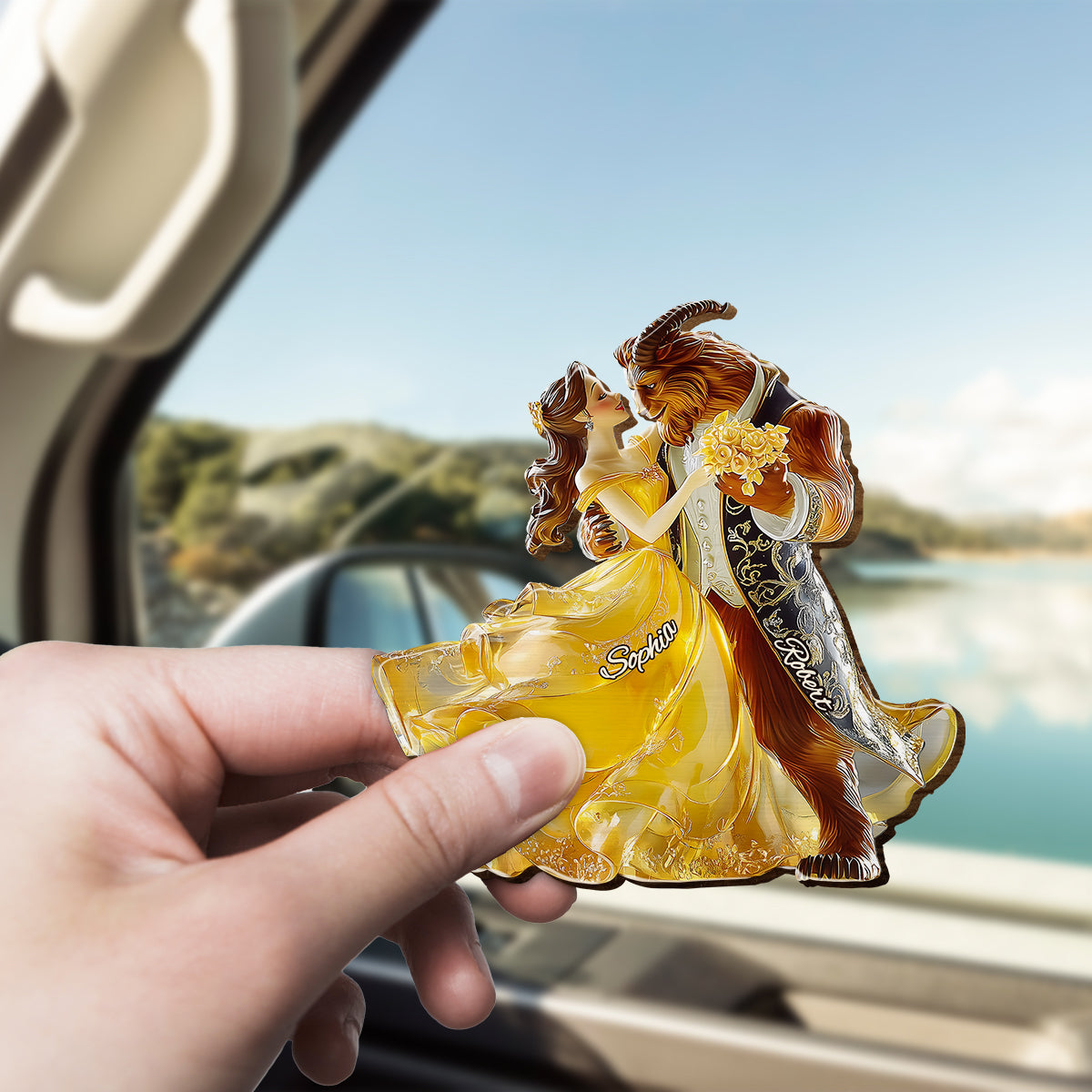 You & Me We Got This - Personalized Mouse Shaped Car Visor Clip