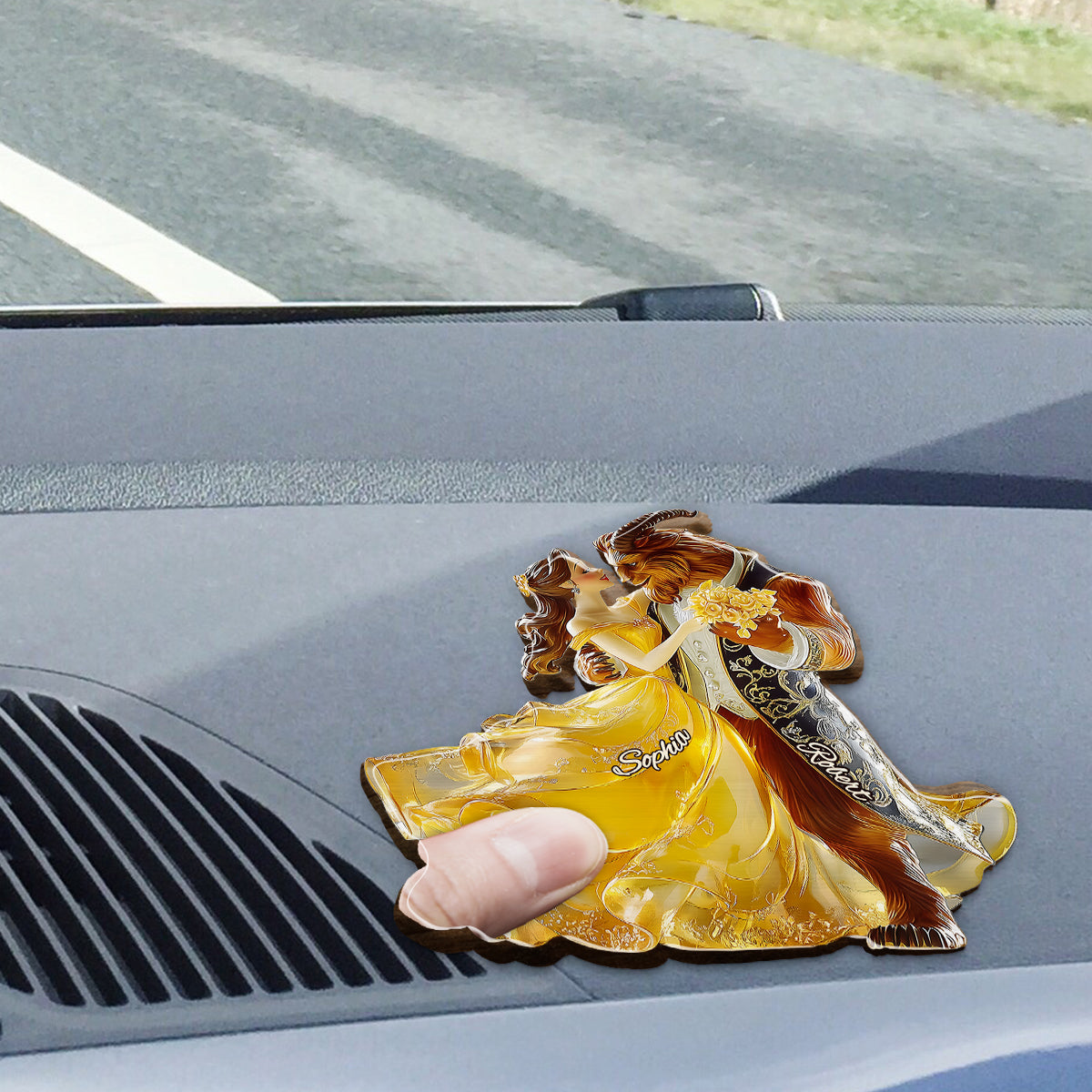 You & Me We Got This - Personalized Mouse Shaped Car Visor Clip