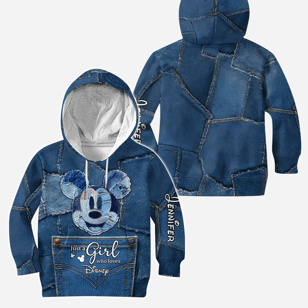 Just A Girl Who Loves Magic - Personalized Mouse Hoodie and Leggings