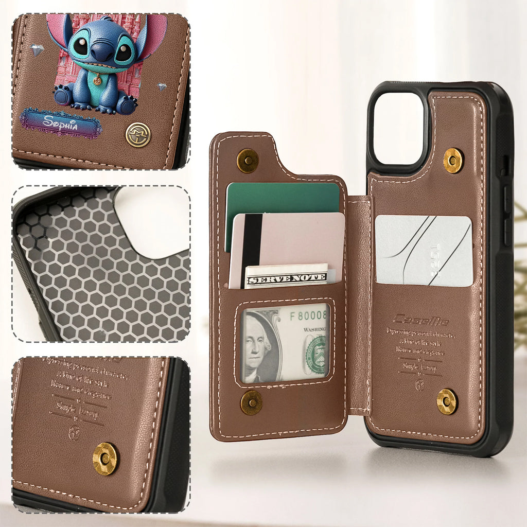 Blue Ohana - Personalized Ohana Wallet Phone Case