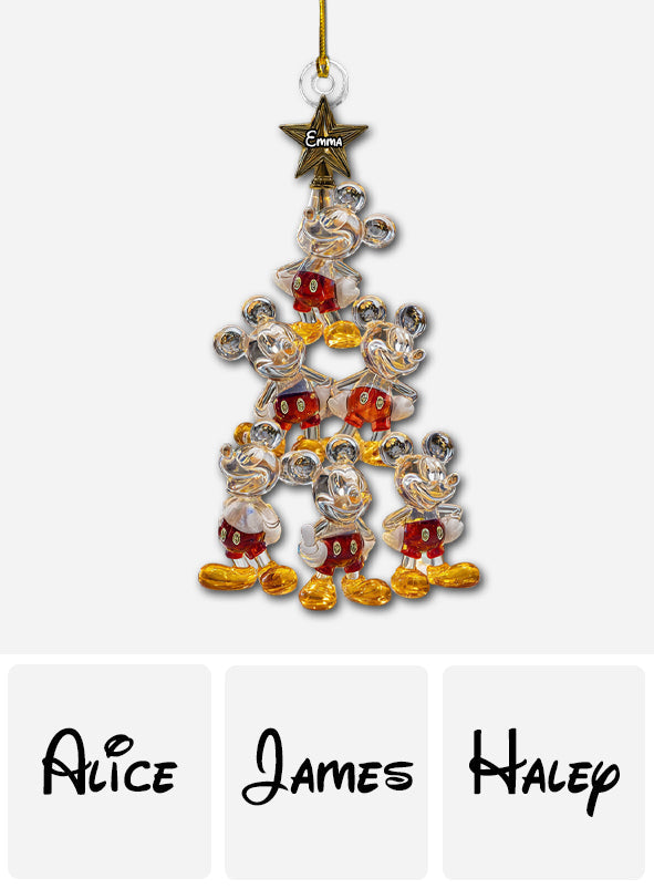 Merry Christmas - Personalized Mouse Ornament