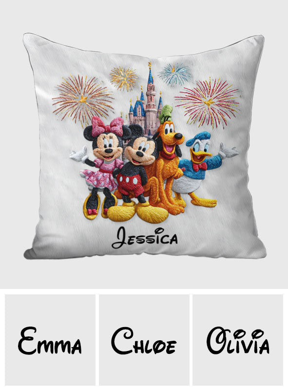 Friends - Personalized Mouse Throw Pillow