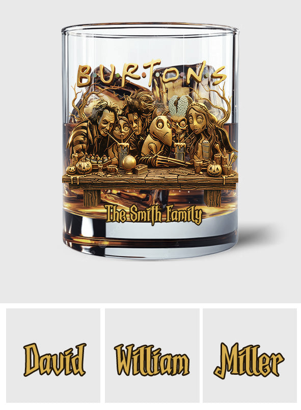 Burton's F.R.I.E.N.D.S.H.I.P - Personalized Nightmare Whiskey Glass