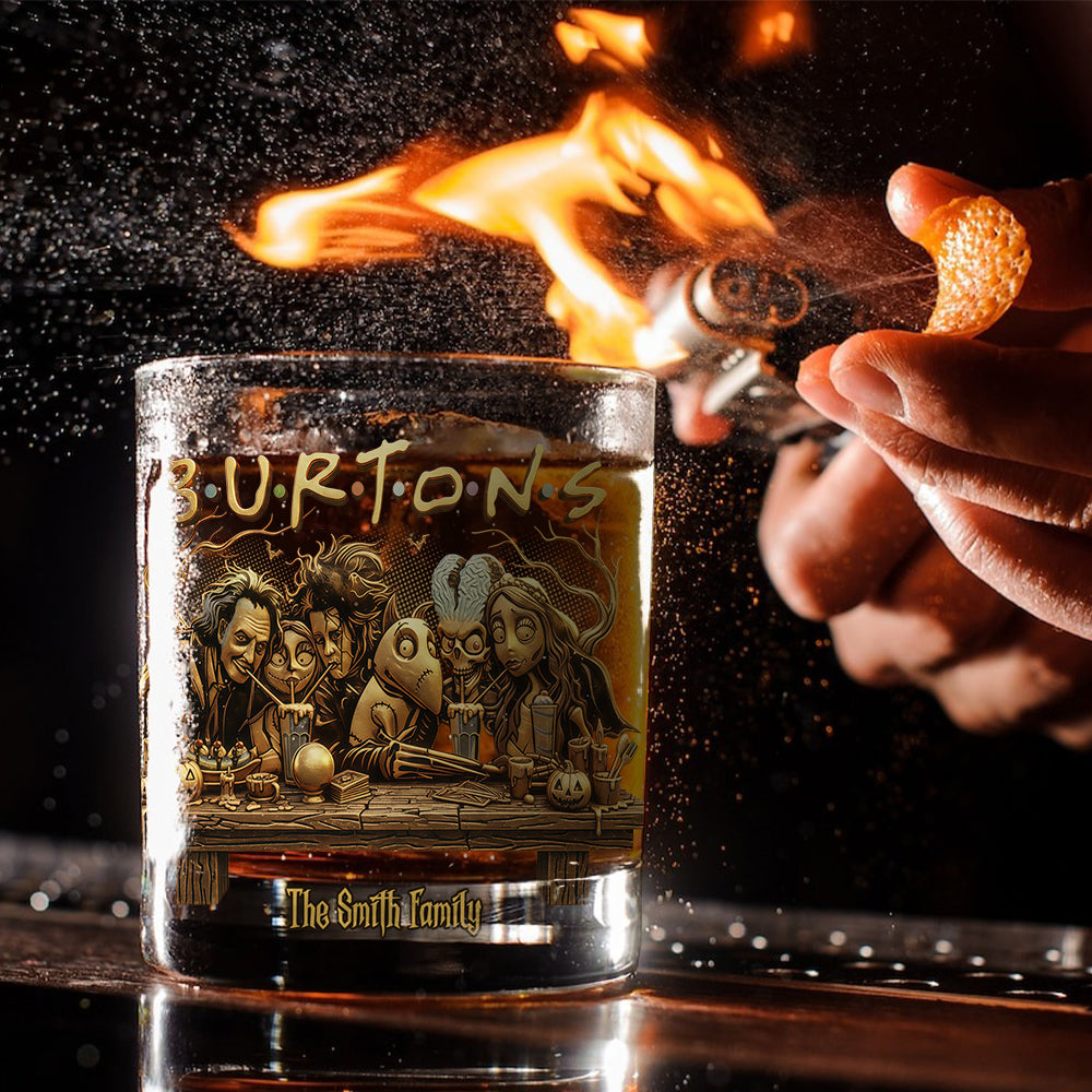 Burton's F.R.I.E.N.D.S.H.I.P - Personalized Nightmare Whiskey Glass