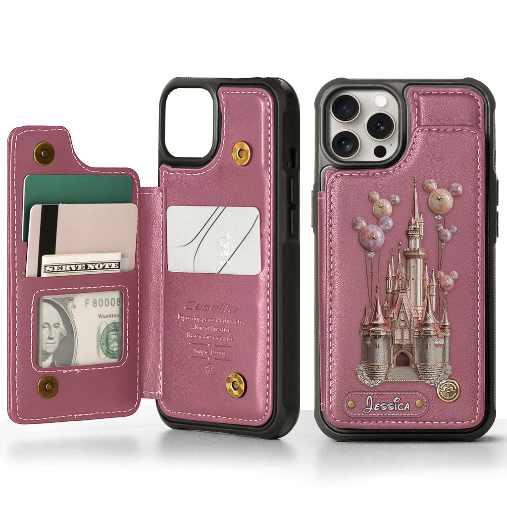 Believe In Magic - Personalized Mouse Wallet Phone Case