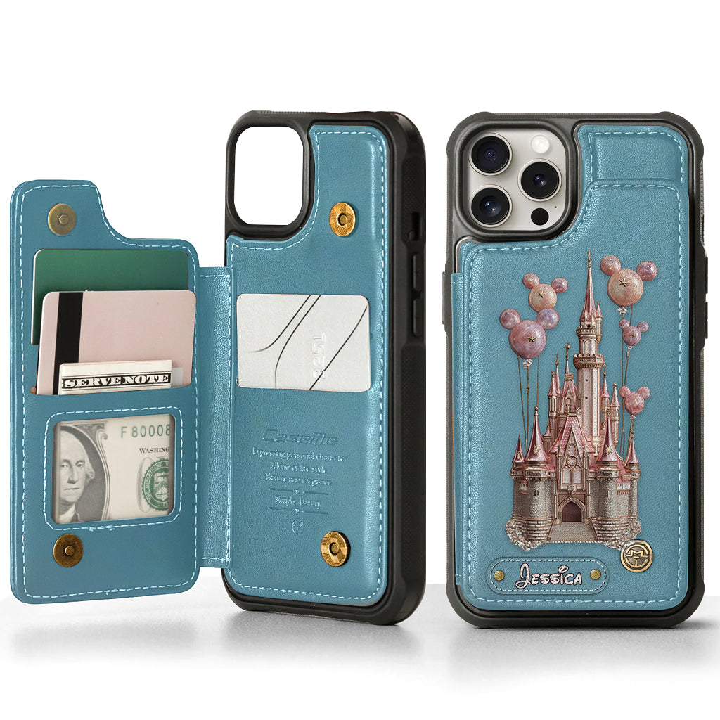 Believe In Magic - Personalized Mouse Wallet Phone Case