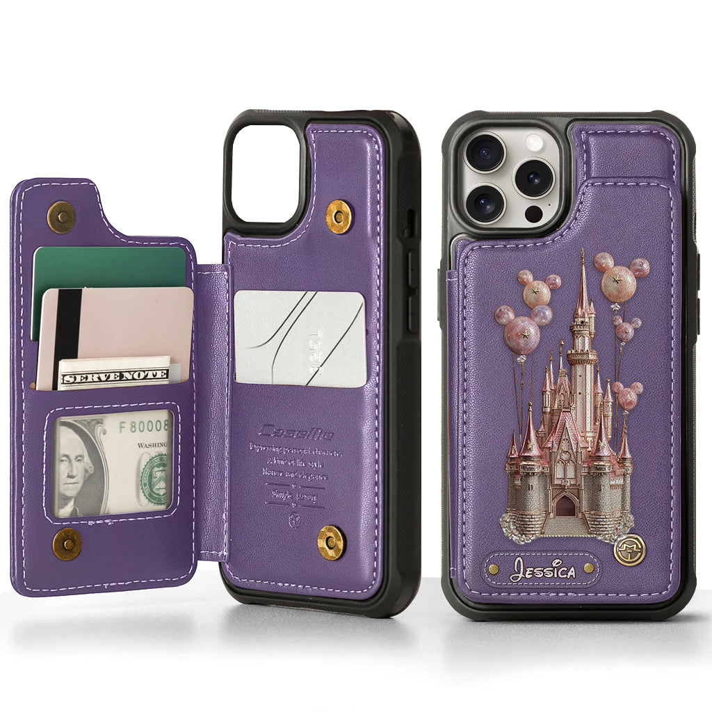 Believe In Magic - Personalized Mouse Wallet Phone Case