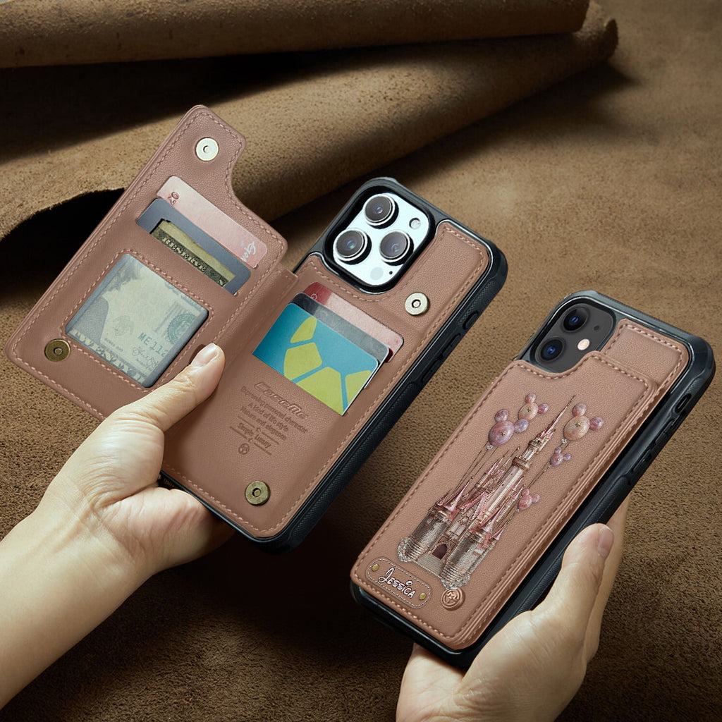 Believe In Magic - Personalized Mouse Wallet Phone Case