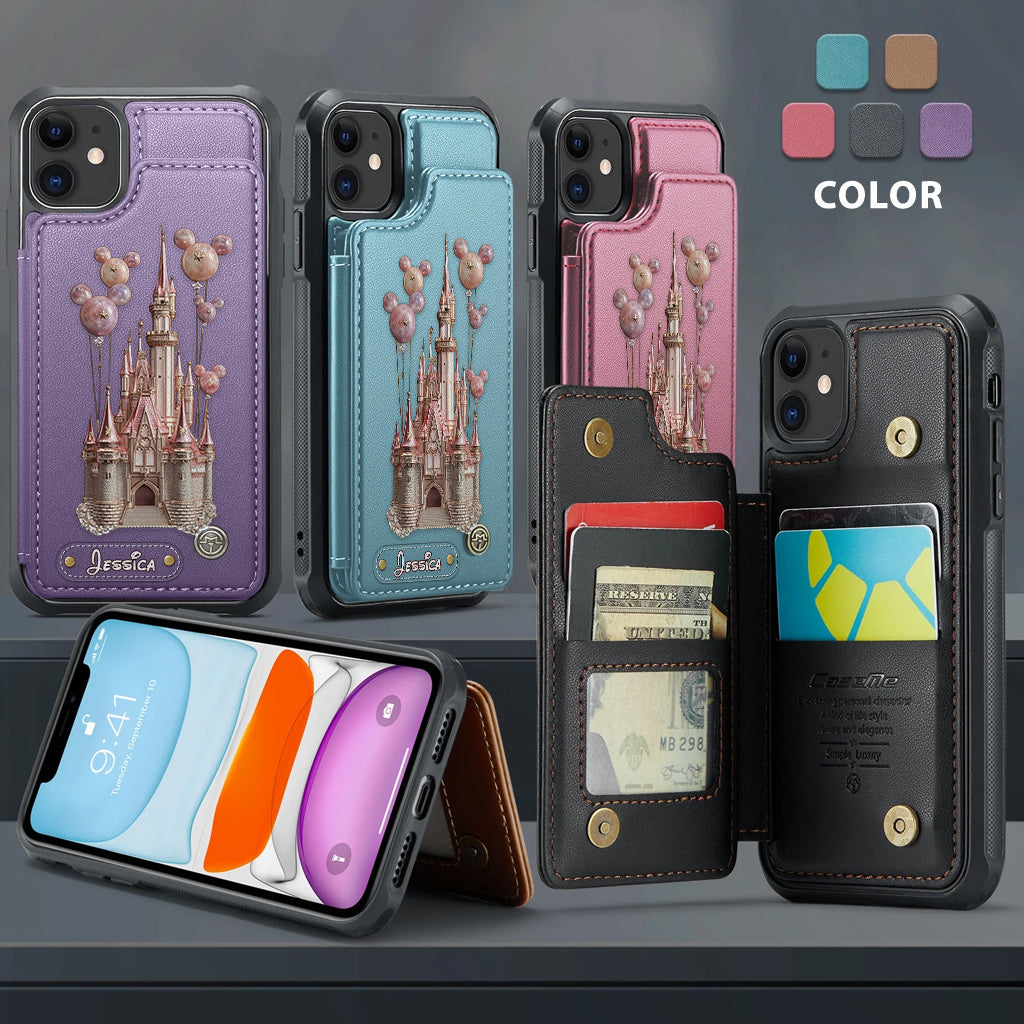 Believe In Magic - Personalized Mouse Wallet Phone Case