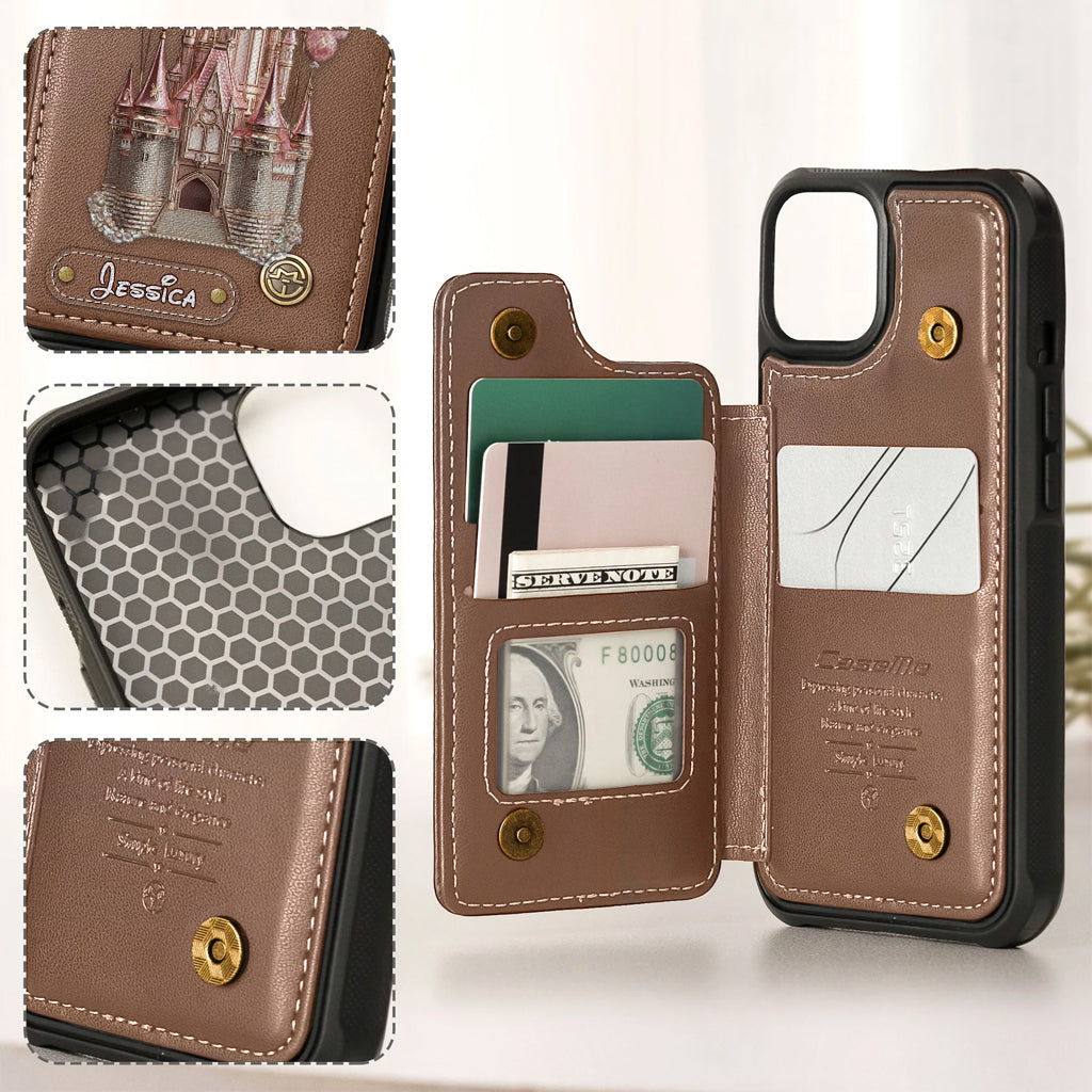 Believe In Magic - Personalized Mouse Wallet Phone Case
