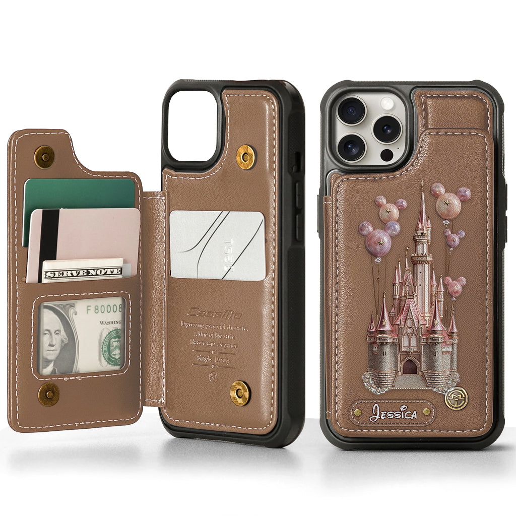 Believe In Magic - Personalized Mouse Wallet Phone Case