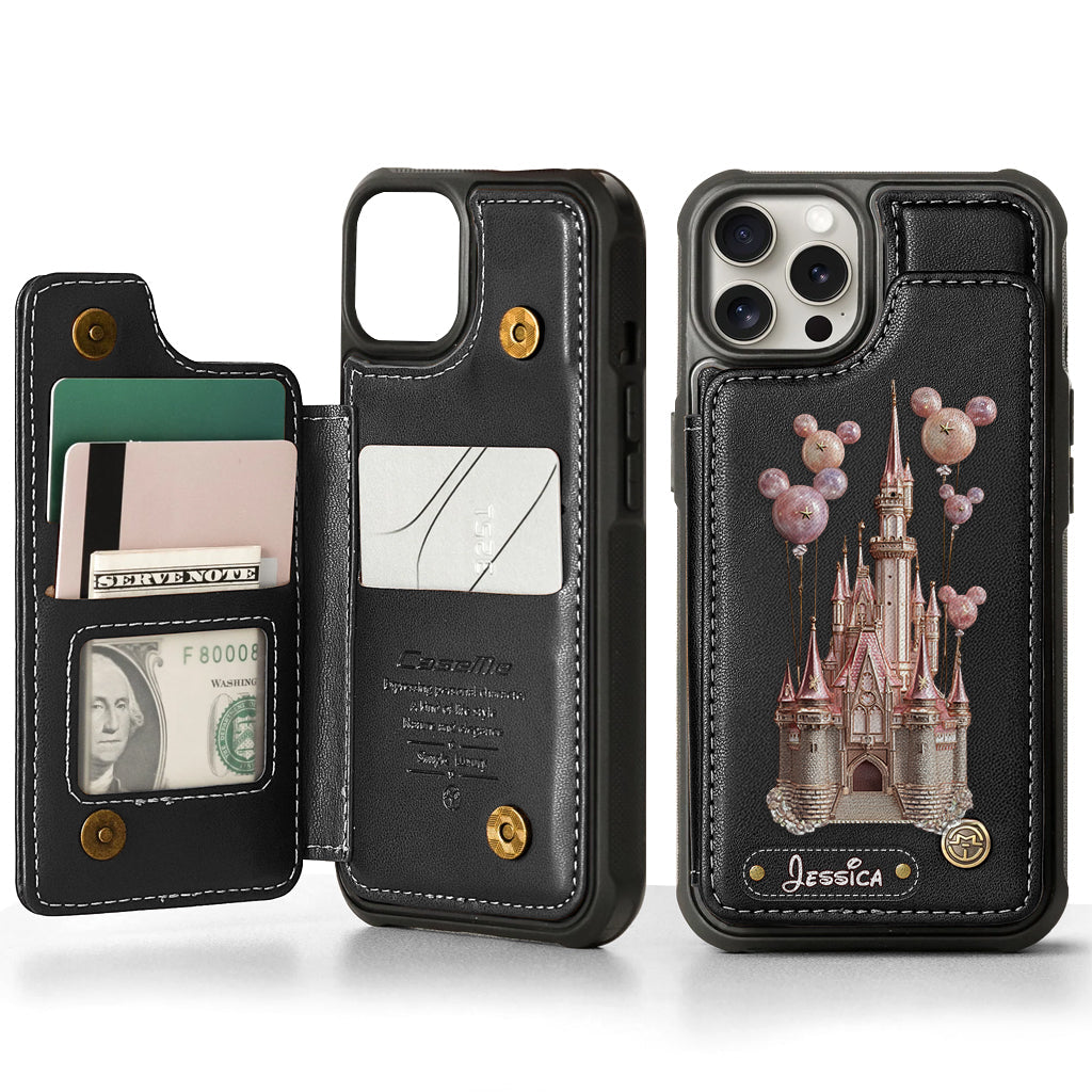 Believe In Magic - Personalized Mouse Wallet Phone Case
