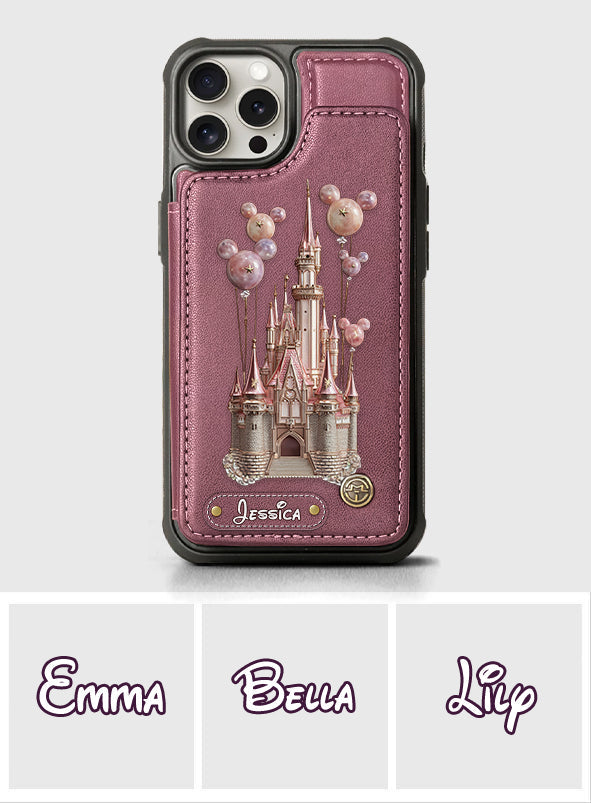 Believe In Magic - Personalized Mouse Wallet Phone Case