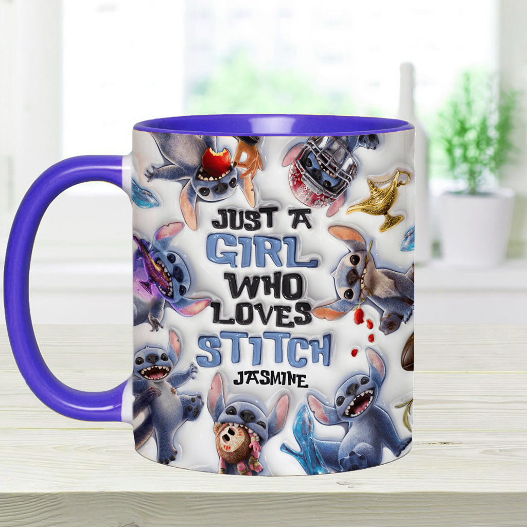 Blue Ohana - Personalized Ohana Accent Mug