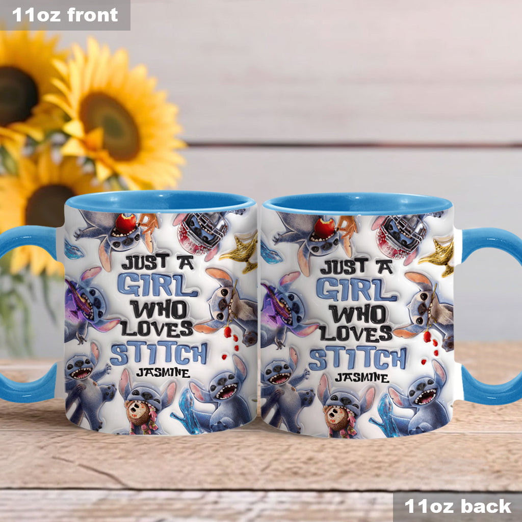 Blue Ohana - Personalized Ohana Accent Mug