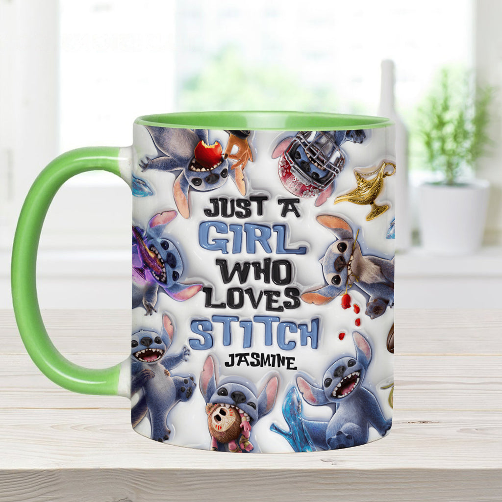 Blue Ohana - Personalized Ohana Accent Mug
