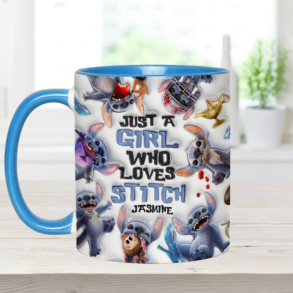 Blue Ohana - Personalized Ohana Accent Mug
