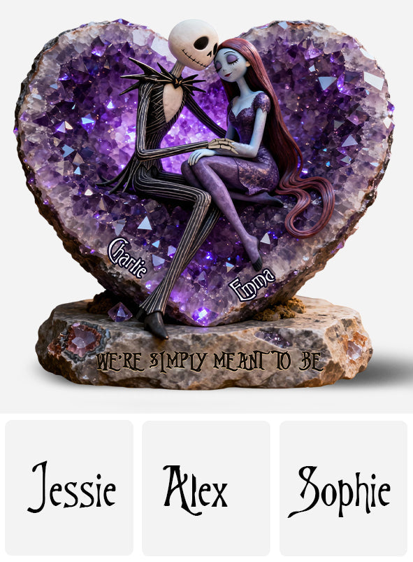 We're Simply Meant To Be - Personalized Nightmare Custom Shaped Acrylic Plaque