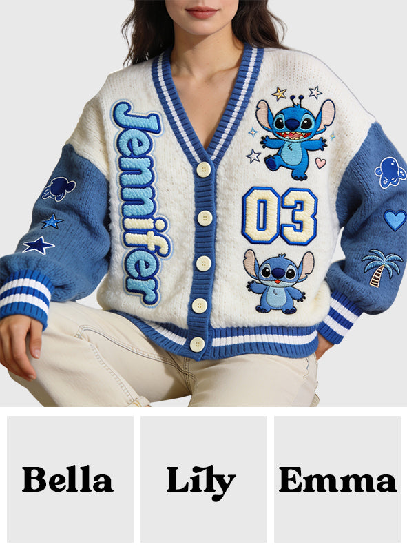 Ohana Means Family - Personalized Ohana Cardigan Sweater