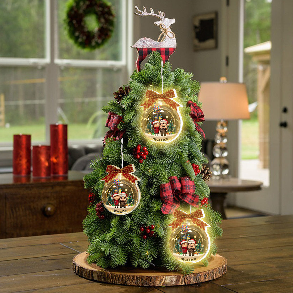 You Are My Adventure - Personalized Couple LED Light Ornament