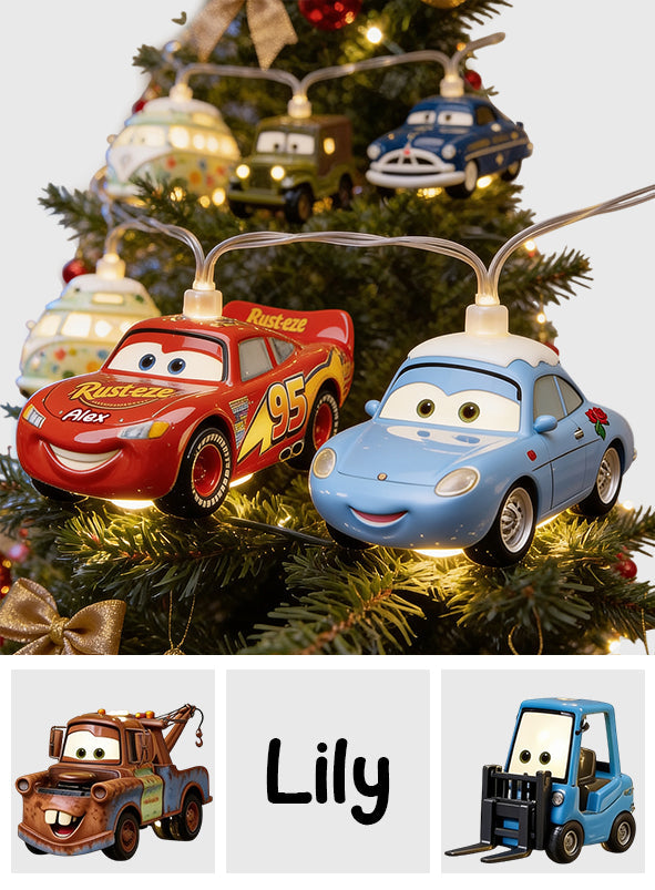 The Little Racer - Personalized Racing Lover String Lights