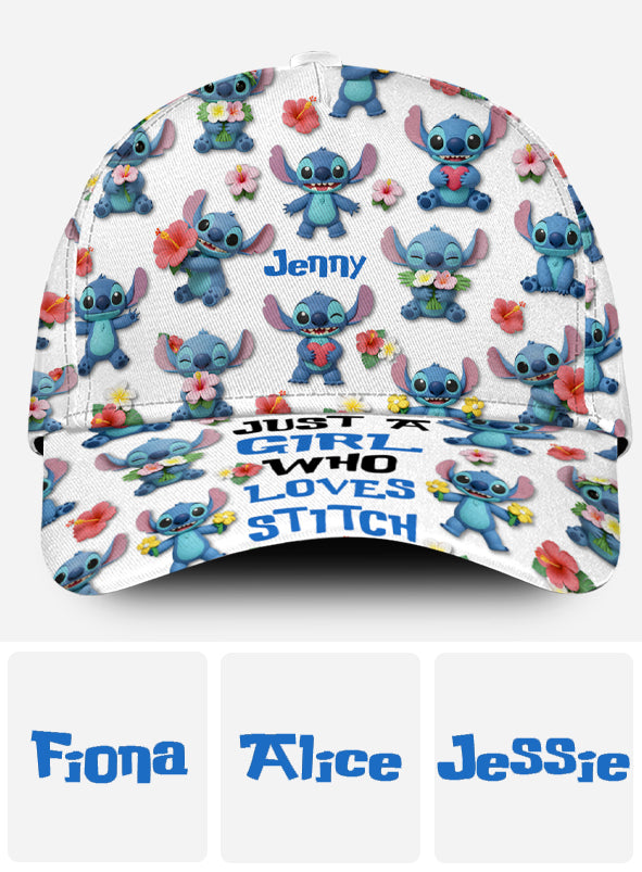 Just A Girl Who Loves Ohana - Personalized Ohana Classic Cap