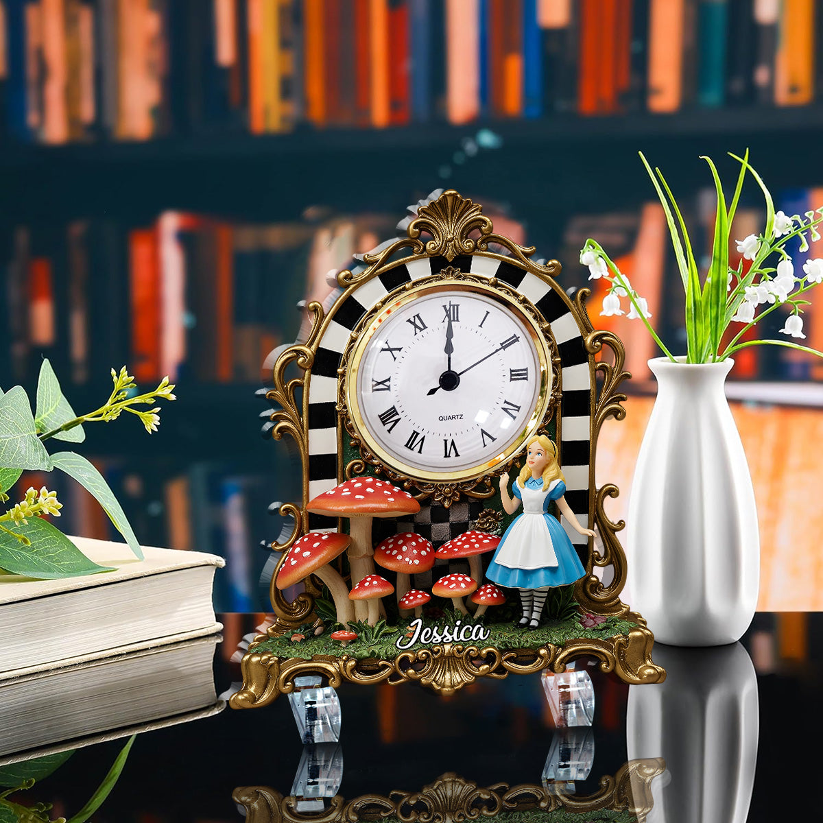 Wonderful World - Personalized Magical Acrylic Clock Plaque