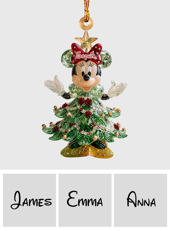 Magical Christmas - Personalized Mouse Ornament