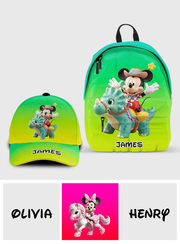 Magical Mouse Friends - Personalized Kid Classic Cap & Backpack