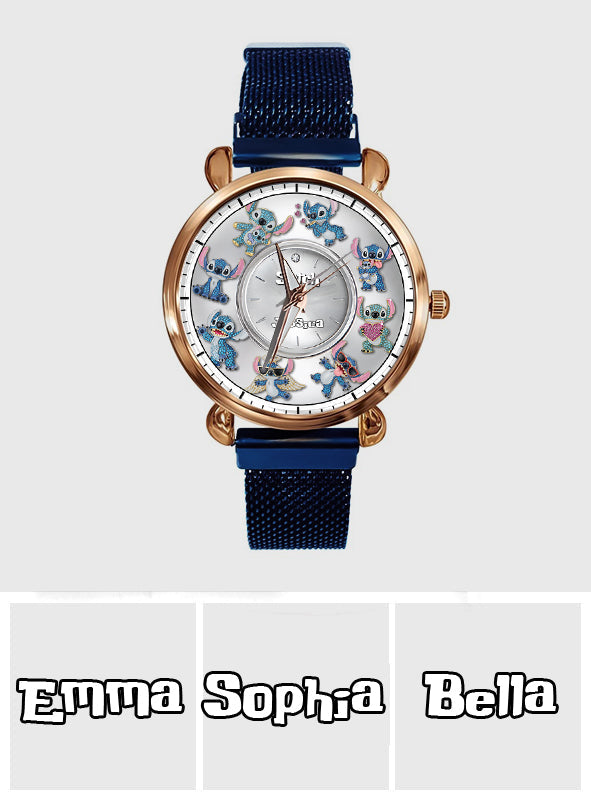Blue Ohana Friend - Personalized Ohana Women Hand Watch