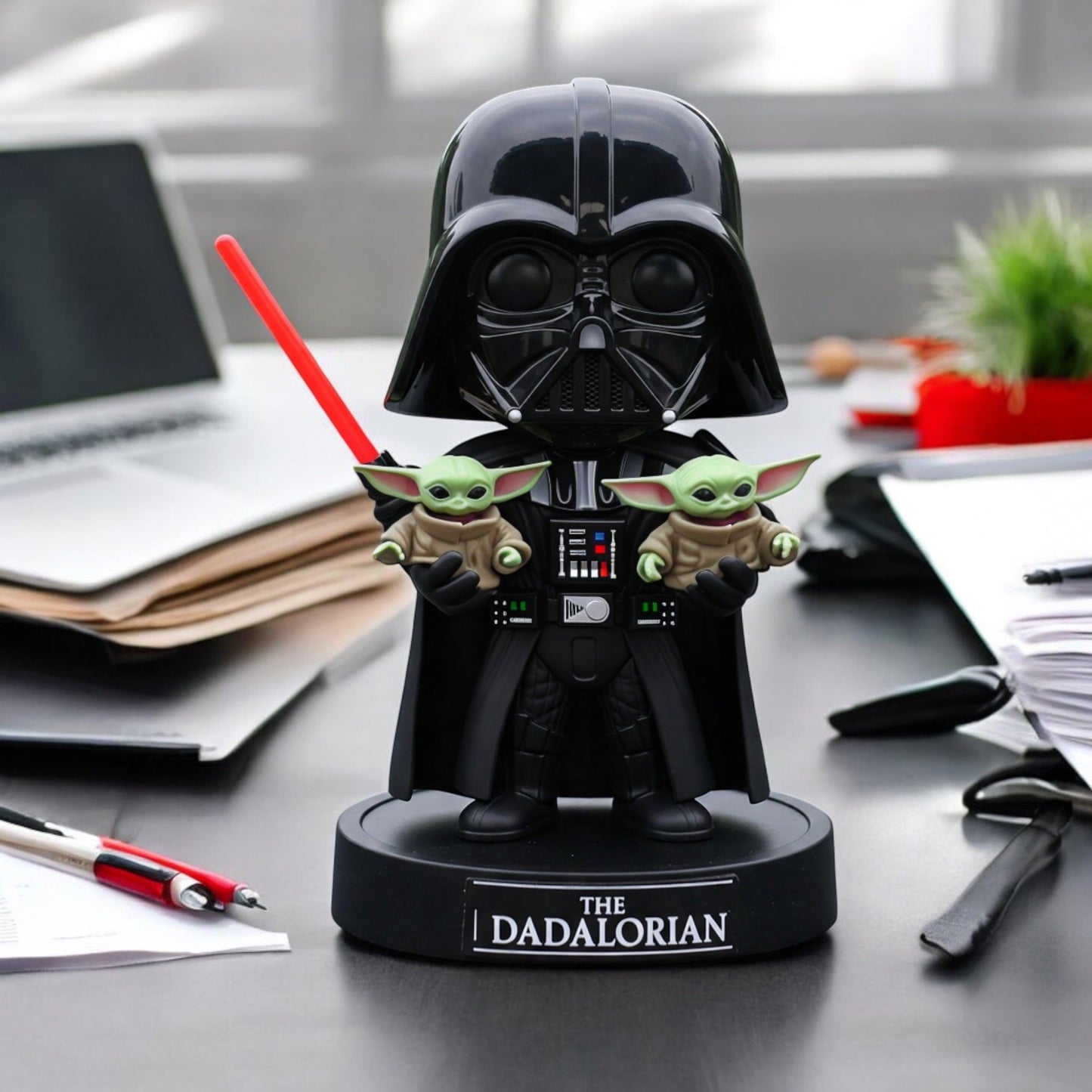 Best Dad In The Galaxy - Personalized The Force Bobblehead