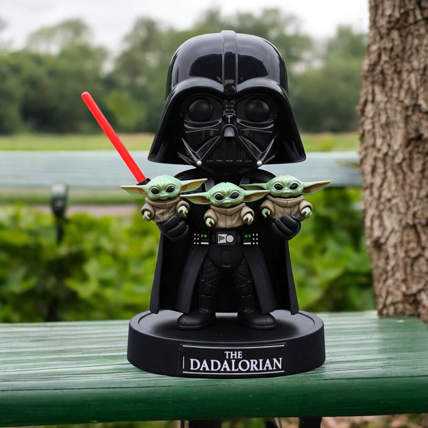 Best Dad In The Galaxy - Personalized The Force Bobblehead