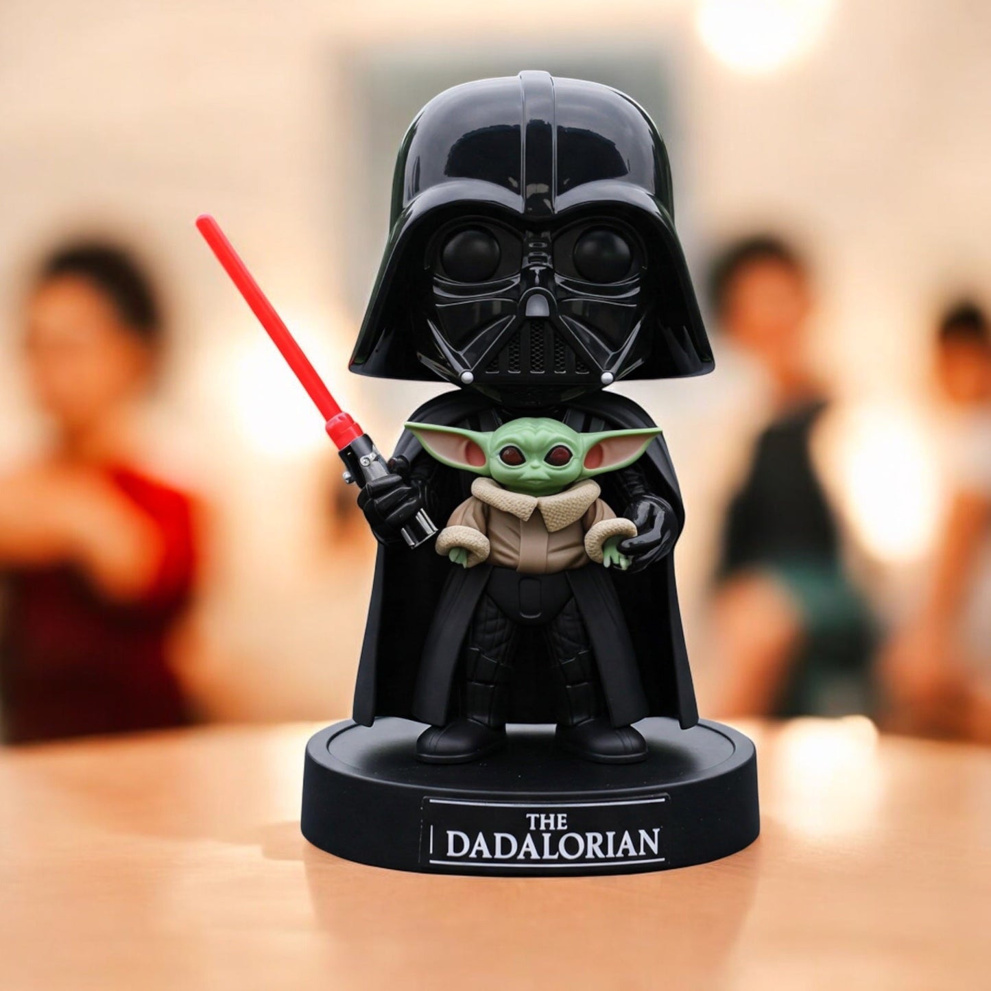 Best Dad In The Galaxy - Personalized The Force Bobblehead