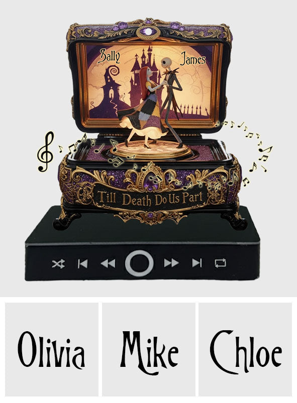 Till Death Do Us Part - Personalized Nightmare Music Ornament
