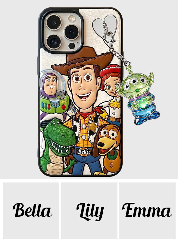 Galaxy And Western Buddy Toy - Personalized Movie For Kids Dangling Charms