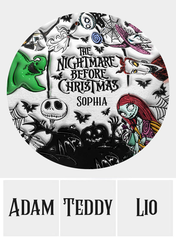 Any Name - Personalized Nightmare Round Rug