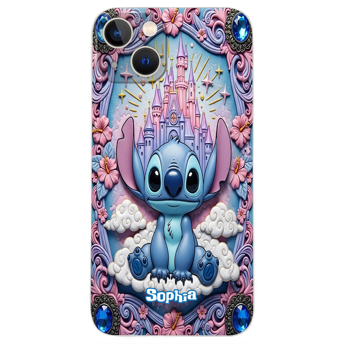 Blue Ohana - Personalized Ohana Leather Phone Case