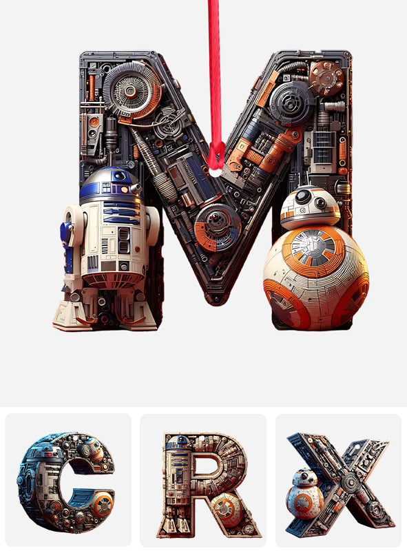 Alphabet Letters - Personalized The Force Ornament